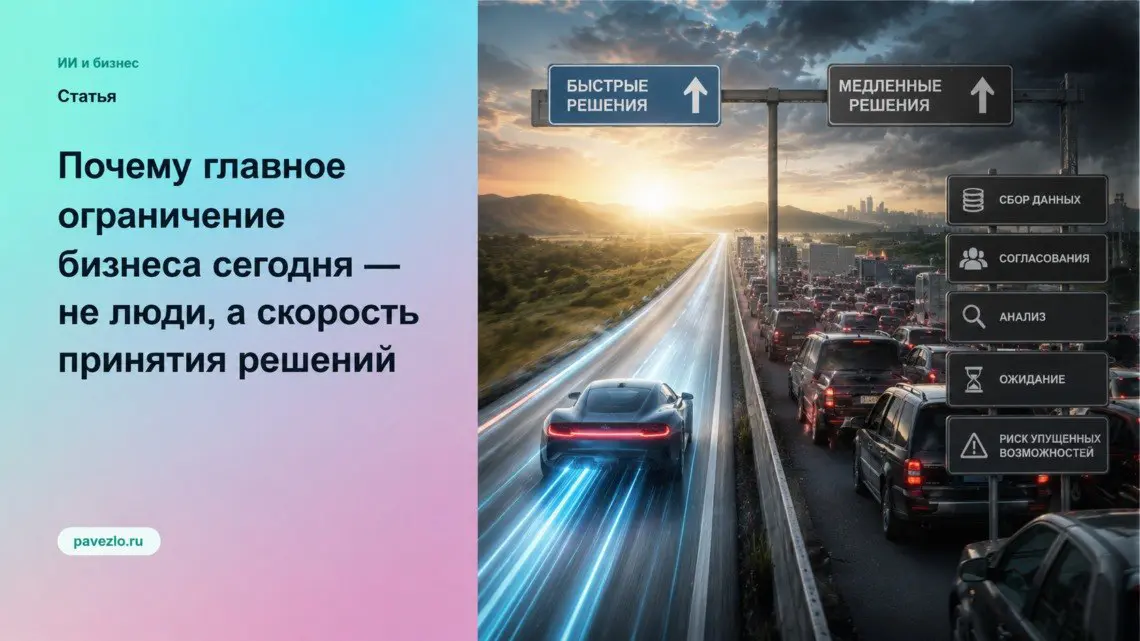 Главное ограничение бизнеса  — скорость принятия решений | Сетка — социальная сеть от hh.ru