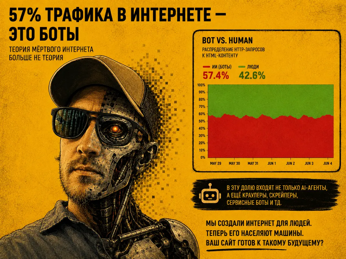 Интернет официально перешёл интересную границу. | Сетка — социальная сеть от hh.ru