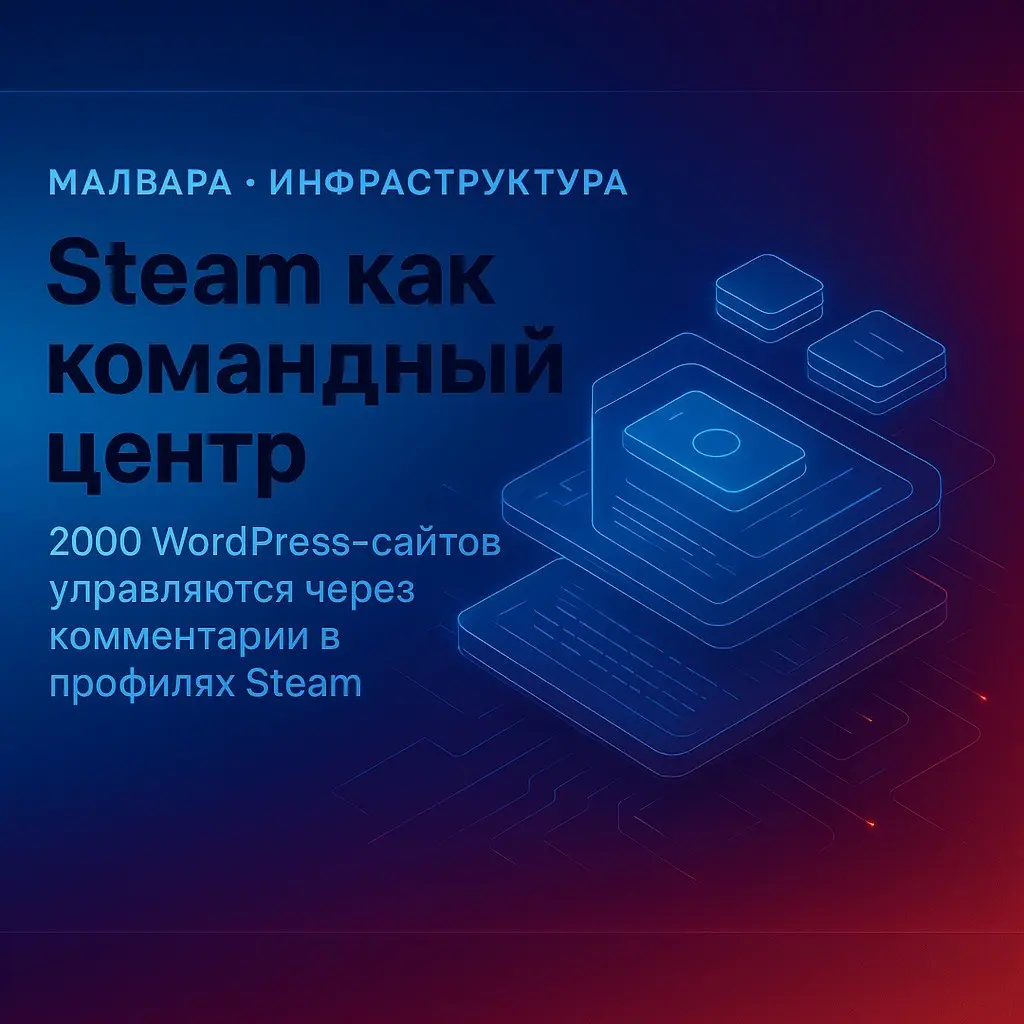 Малварь использует комментарии в Steam | Сетка — социальная сеть от hh.ru