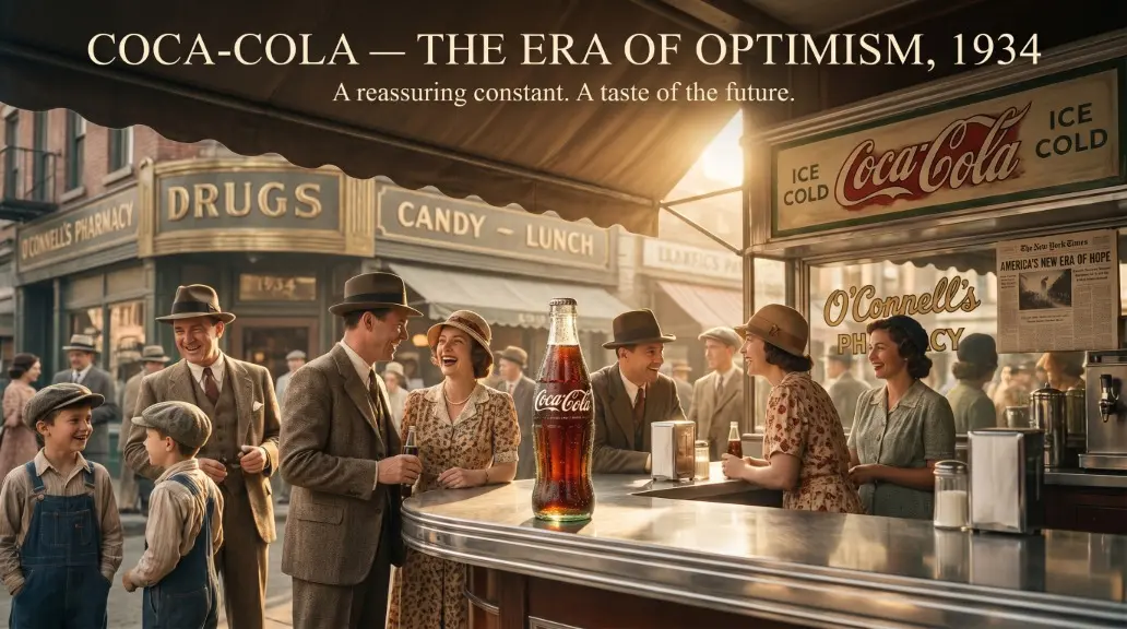 Бренд Coca-Cola сквозь время.  1934 – 2110. Начало. | Сетка — социальная сеть от hh.ru