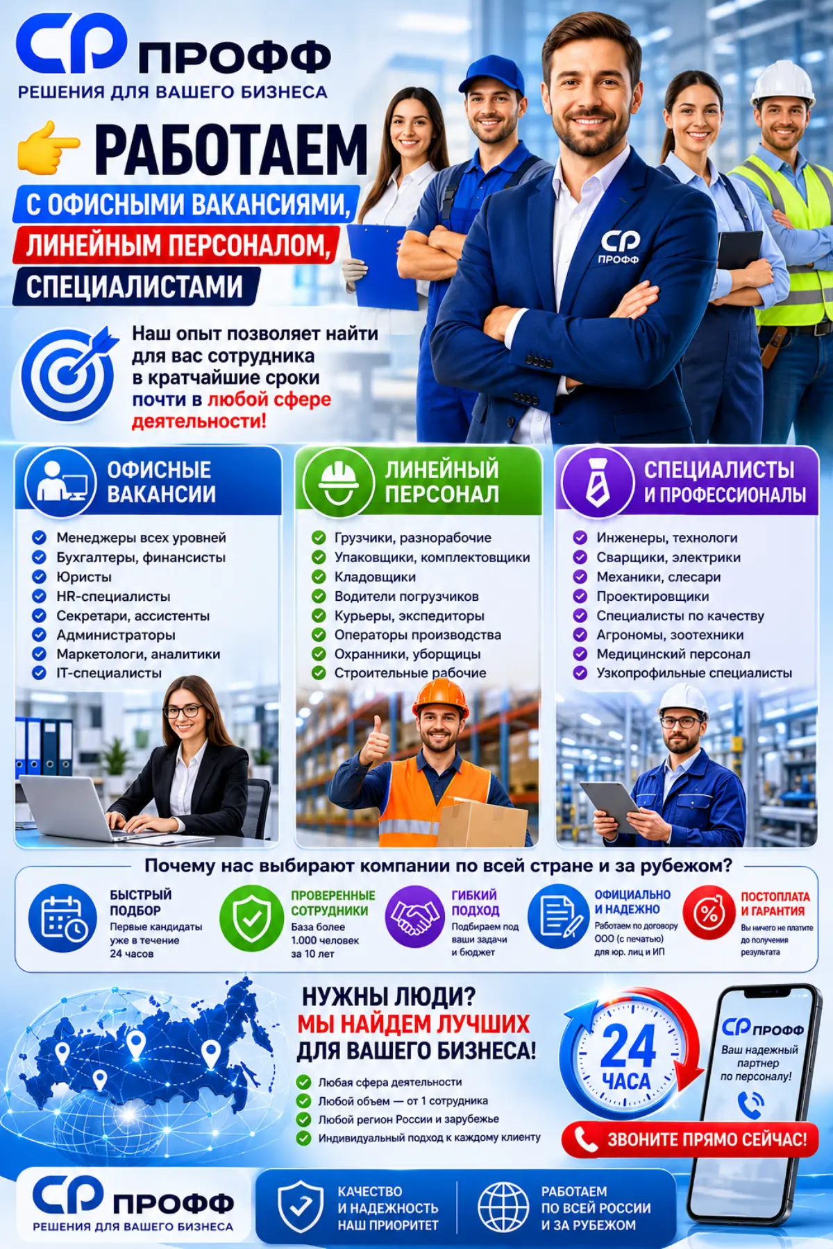 Подбор персонала, гарантия, постоплата, аутсорсинг в Ярославле | Сетка — социальная сеть от hh.ru
