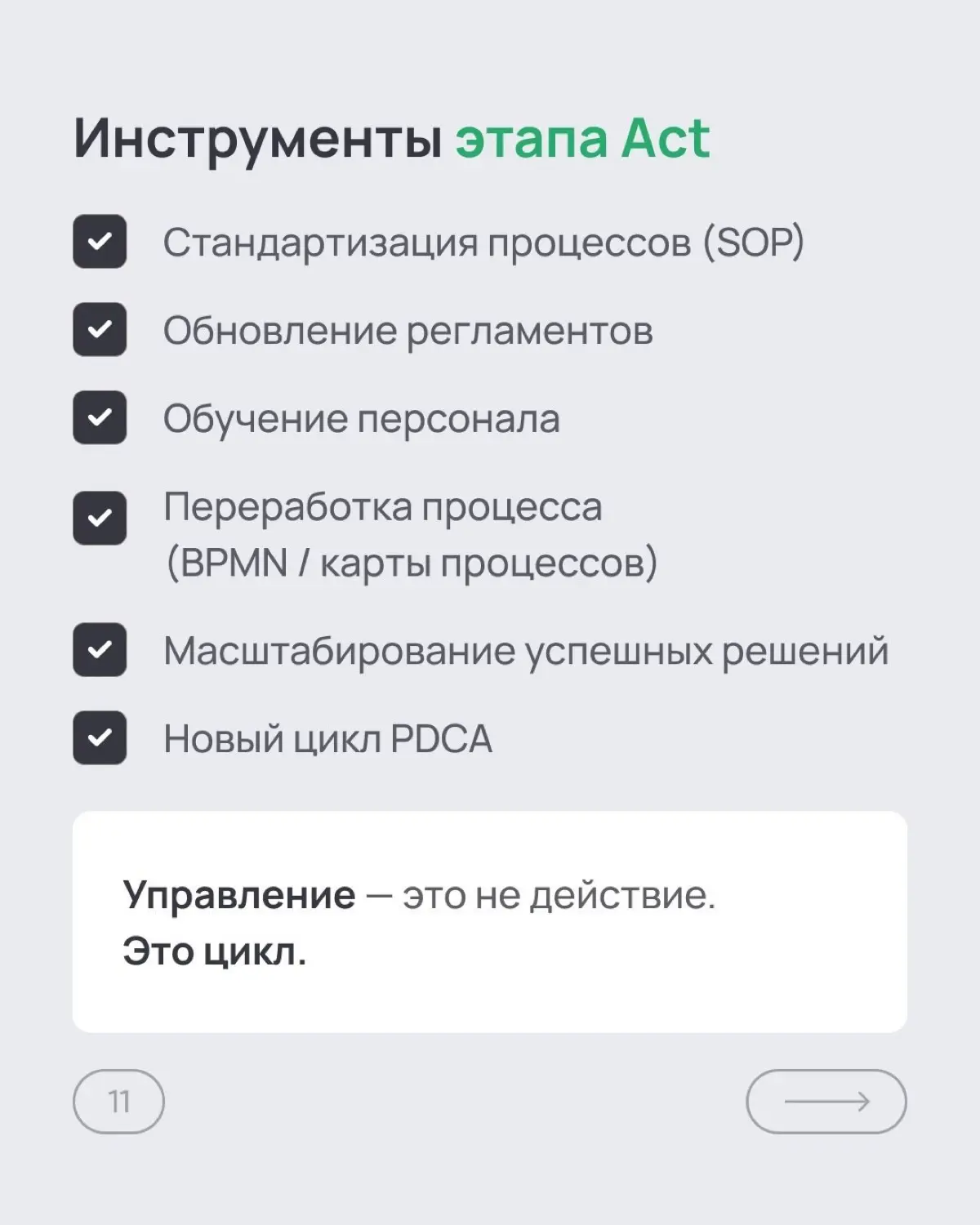 PDCA -системный инструмент управления в команде. | Сетка — социальная сеть от hh.ru