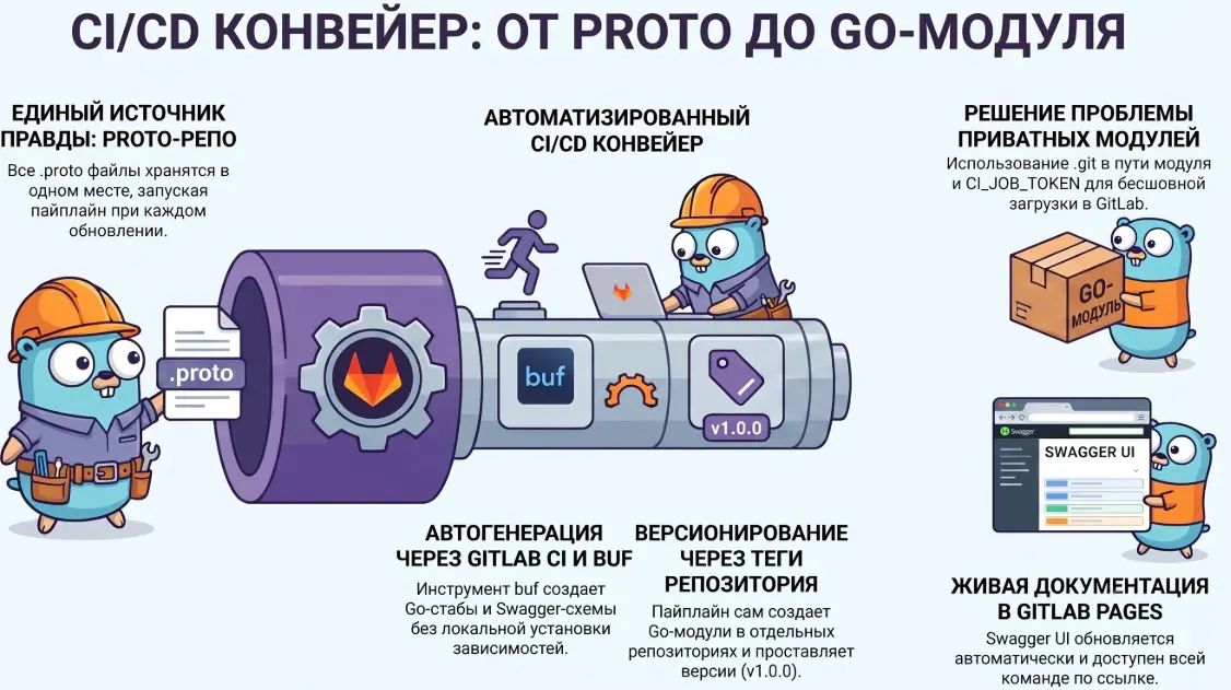 Автоматизируем генерацию grpc стабов для go + swagger pages | Сетка — социальная сеть от hh.ru