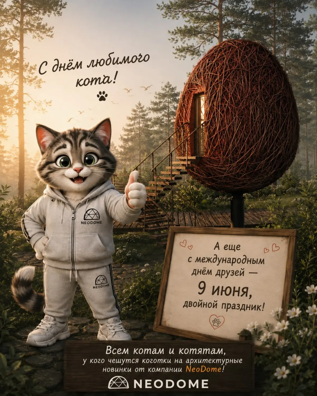 День любимого кота и друзей | Сетка — социальная сеть от hh.ru