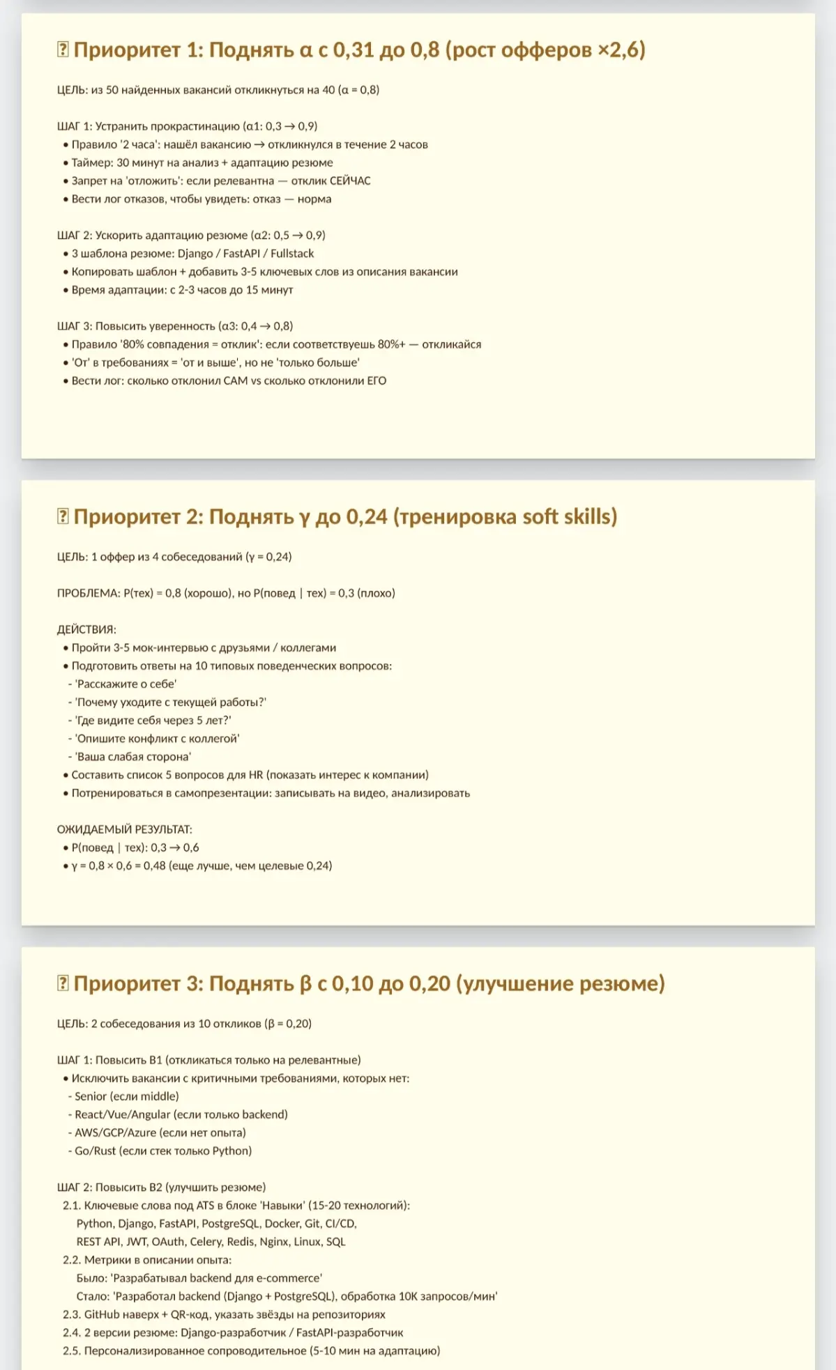 MECE подход для поиска работы. | Сетка — социальная сеть от hh.ru