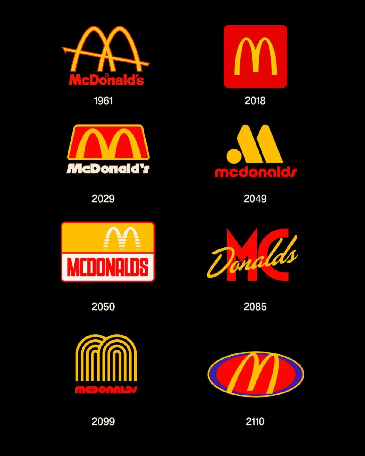Я за варик 2050 года
Mcdonald’s 2110
В околомаркетинговых кругах сделали подход к #фьючебл изменению бренд-вайба McDonald's (переименнованная организация на территории Российской Федерации)
Кртбл —инт... | Сетка — социальная сеть от hh.ru