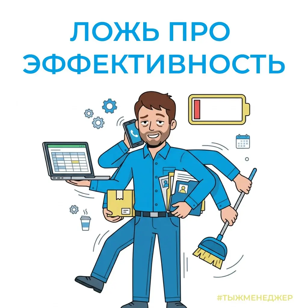 Главная ложь про эффективность | Сетка — социальная сеть от hh.ru