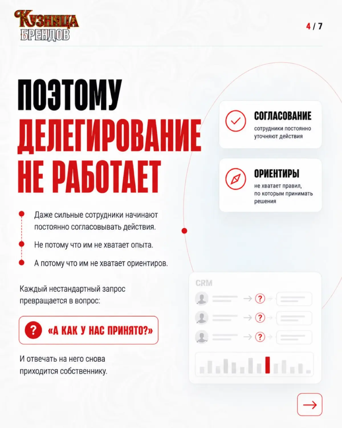 Выход из операционки начинается не с найма операционного директора и не с внедрения CRM, а с фиксации того, кто вы, для кого работаете и как принимаете решения
Причины разобрали в карусели 🔥
Самоаудит... | Сетка — социальная сеть от hh.ru