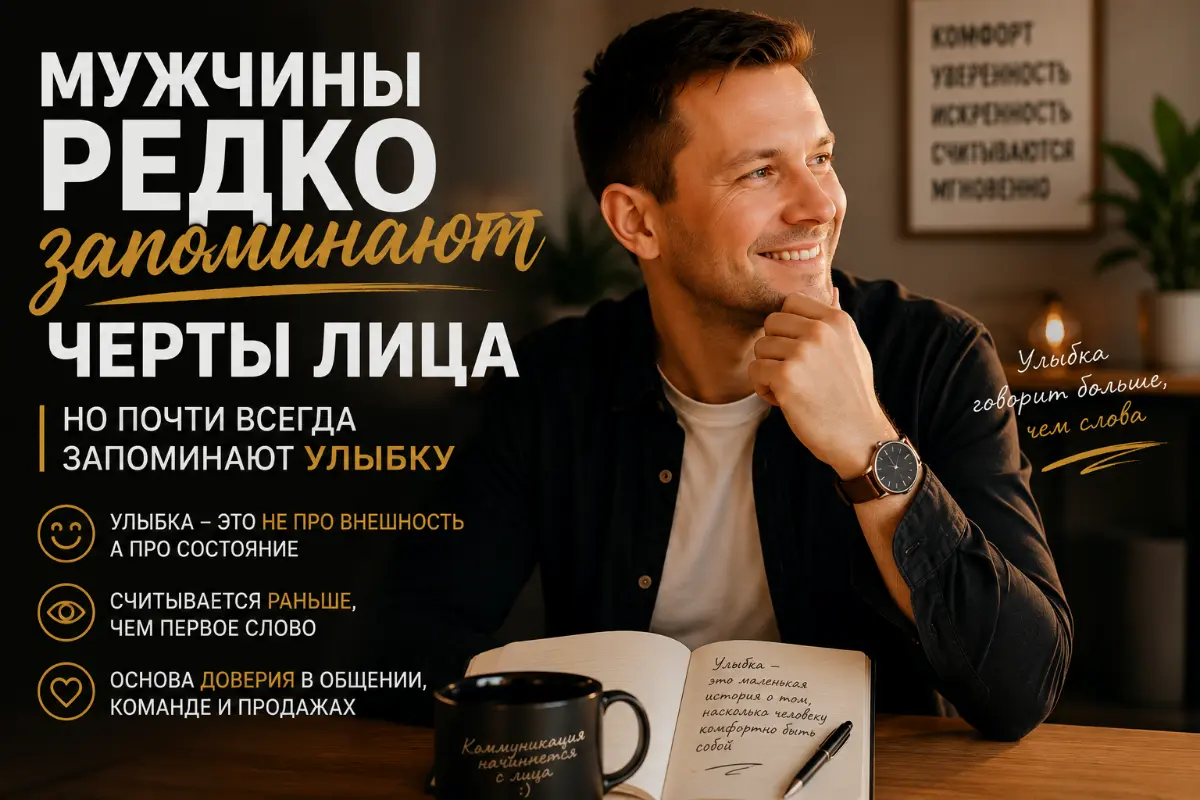 Улыбка — это не украшение. Это сигнал | Сетка — социальная сеть от hh.ru