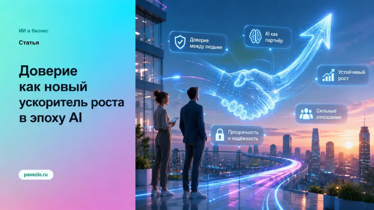 Почему в эпоху AI доверие становится новым ускорителем роста | Сетка — социальная сеть от hh.ru