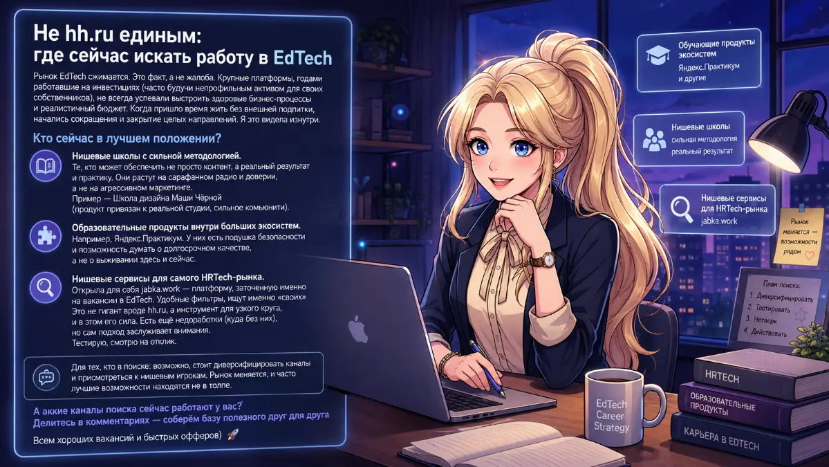 Не hh.ru единым: где сейчас искать работу в EdTech | Сетка — социальная сеть от hh.ru