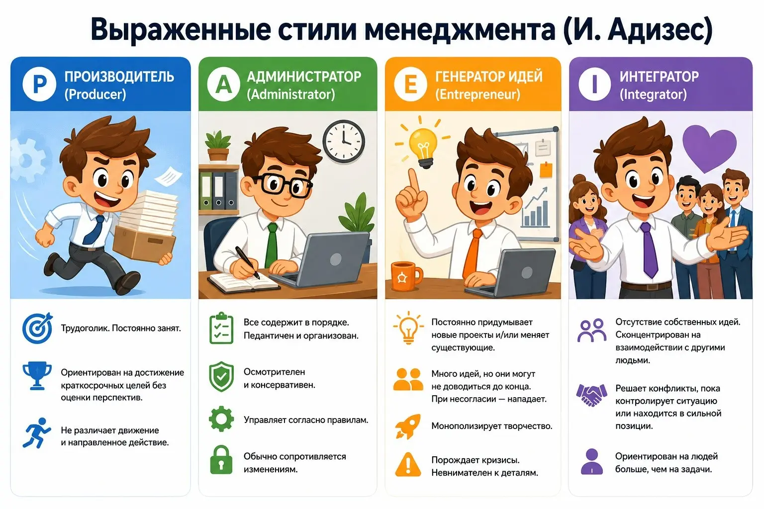 Ошибка в игре или в реальном проекте? Кто вы по Адизесу? | Сетка — социальная сеть от hh.ru
