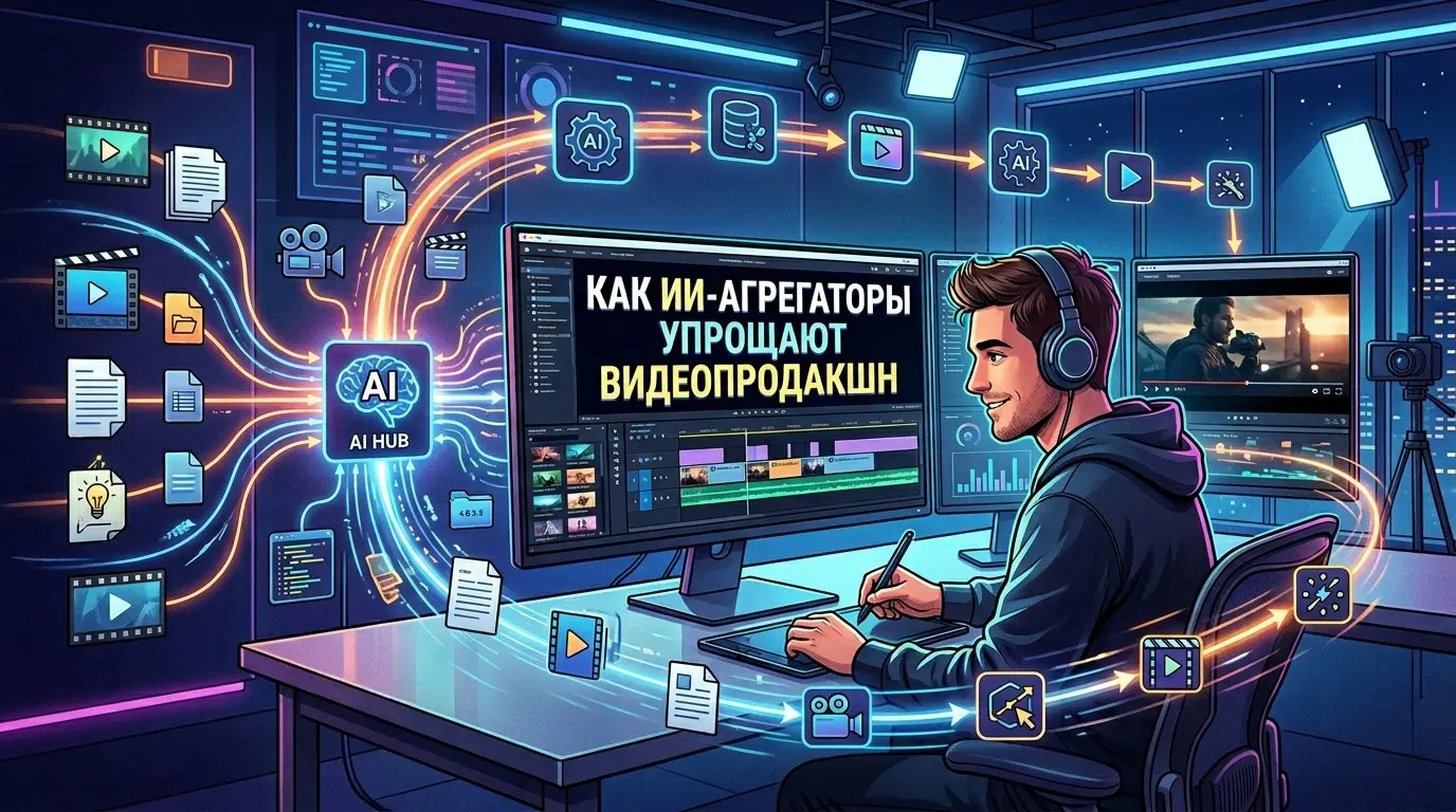 Как ИИ-агрегаторы упрощают видеопродакшн | Сетка — социальная сеть от hh.ru