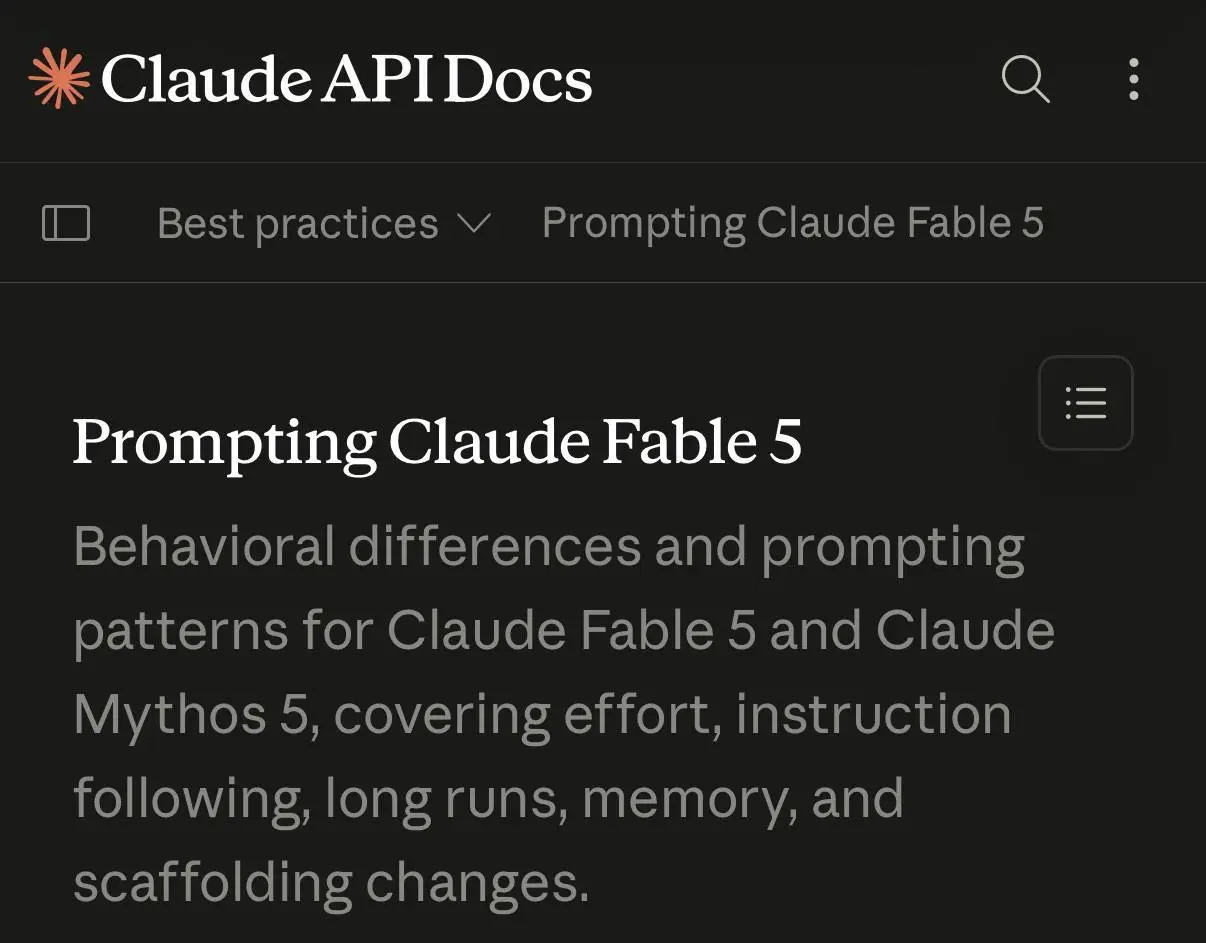 Вышел официальный гайд по промптингу для Claude Fable 5 — он научит выжимать максимум из самой мощной нейросети Anthropic и главного релиза последних месяцев | Сетка — социальная сеть от hh.ru
