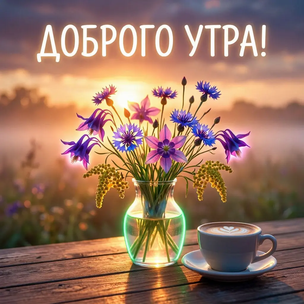 Пусть этот день начнется с золотых лучей солнца, аромата кофе и самого нежного, вдохновляющего настроения! | Сетка — социальная сеть от hh.ru
