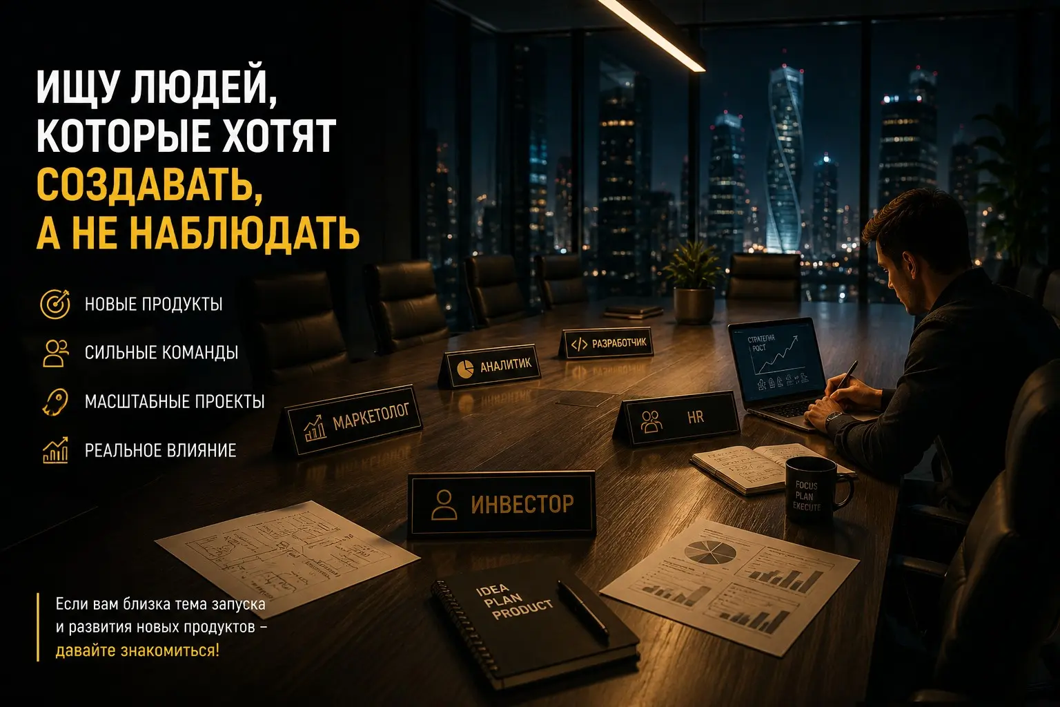🚀 Ищу людей, которые хотят создавать, а не наблюдать | Сетка — социальная сеть от hh.ru