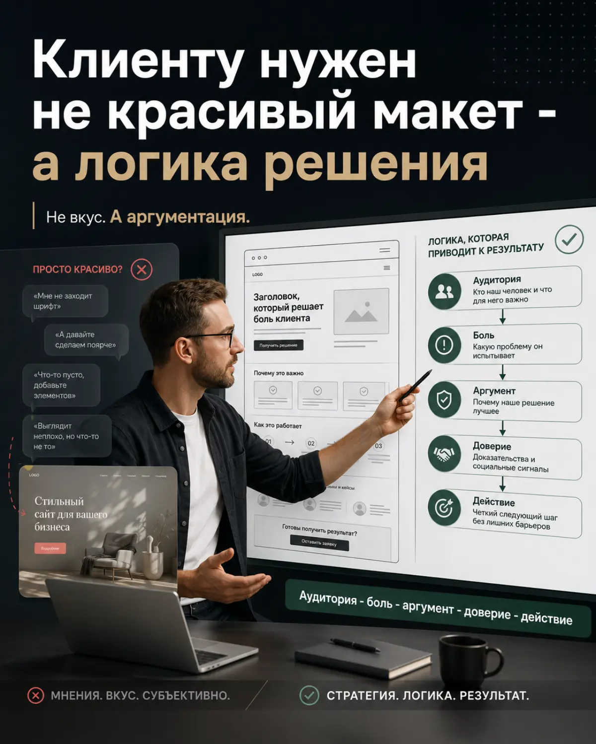 Мне неинтересно, нравится ли клиенту кнопка 😋 | Сетка — социальная сеть от hh.ru
