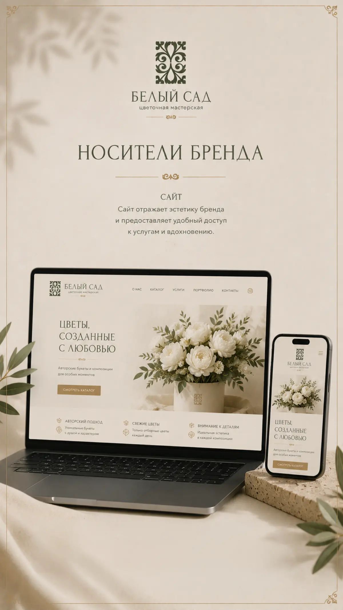 Фирменный стиль «Белый сад» | Сетка — социальная сеть от hh.ru