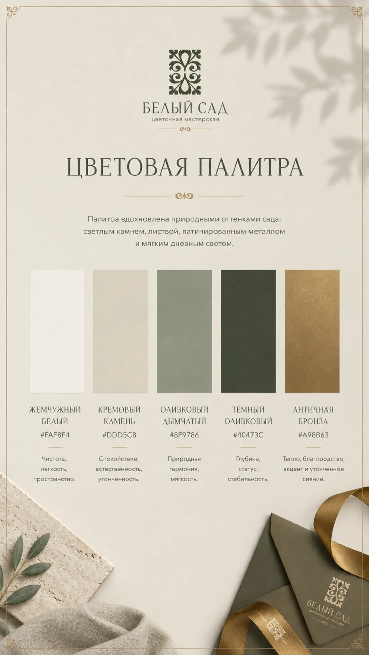 Фирменный стиль «Белый сад» | Сетка — социальная сеть от hh.ru