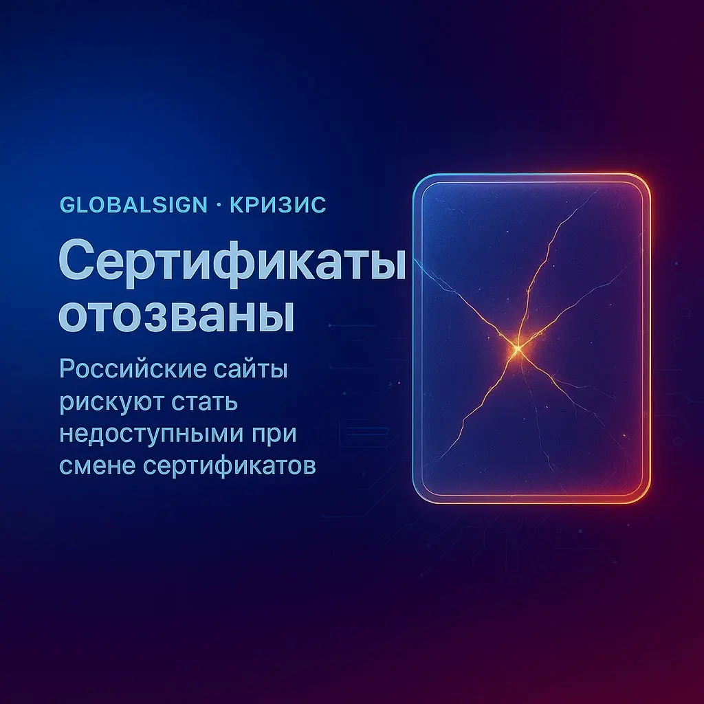 GlobalSign отзывает сертификаты безопасности российских… | Сетка — социальная сеть от hh.ru