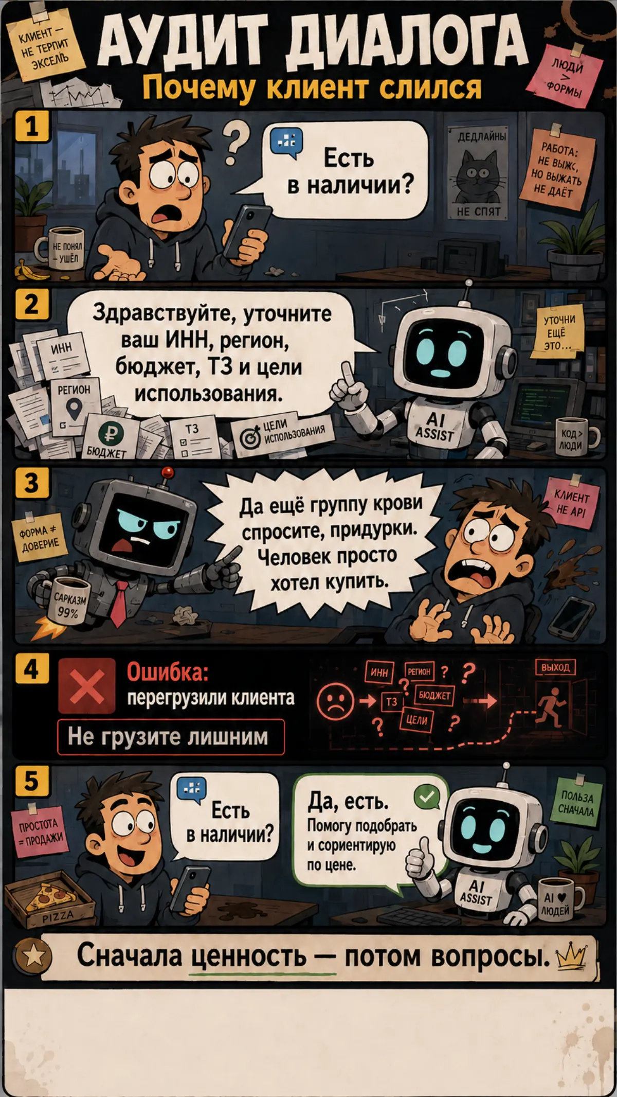 Сперва ценность – потом вопросы | Сетка — социальная сеть от hh.ru