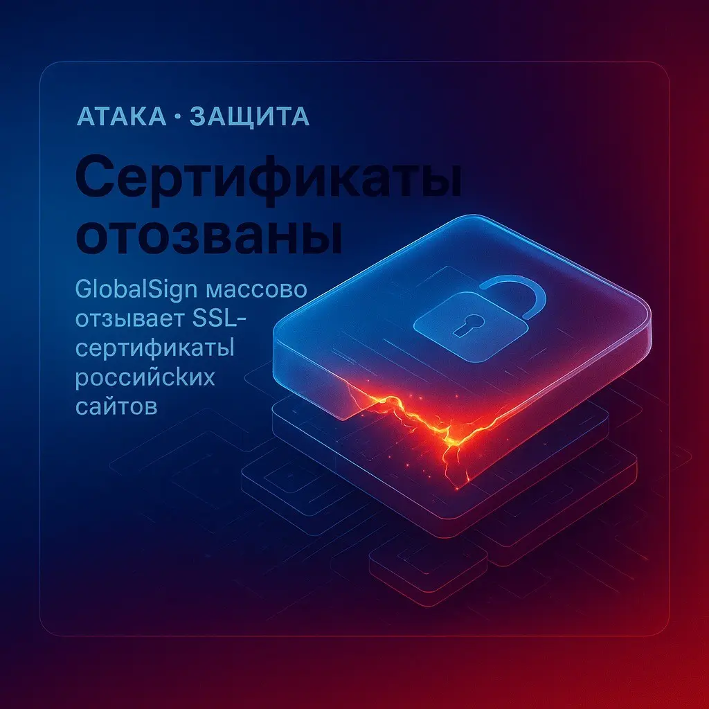 GlobalSign отзывает SSL-сертификаты российских сайтов | Сетка — социальная сеть от hh.ru