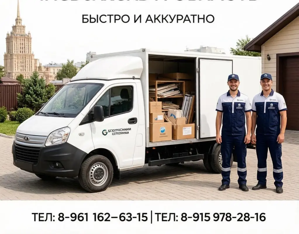 ВЫВОЗ МУСОРА ГАЗЕЛЬЮ | Ярославль и область
Вывозим мусор быстро и аккуратно:
* Газель с грузчиками или без.
* Работаем 24/7, без выходных и праздников | Сетка — социальная сеть от hh.ru