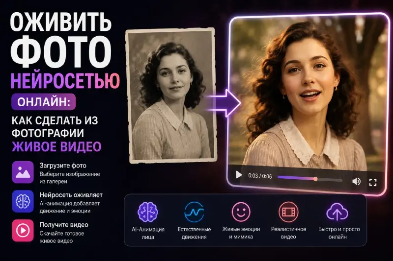 Оживить фото нейросетью онлайн бесплатно — как оживить фото | Сетка — социальная сеть от hh.ru