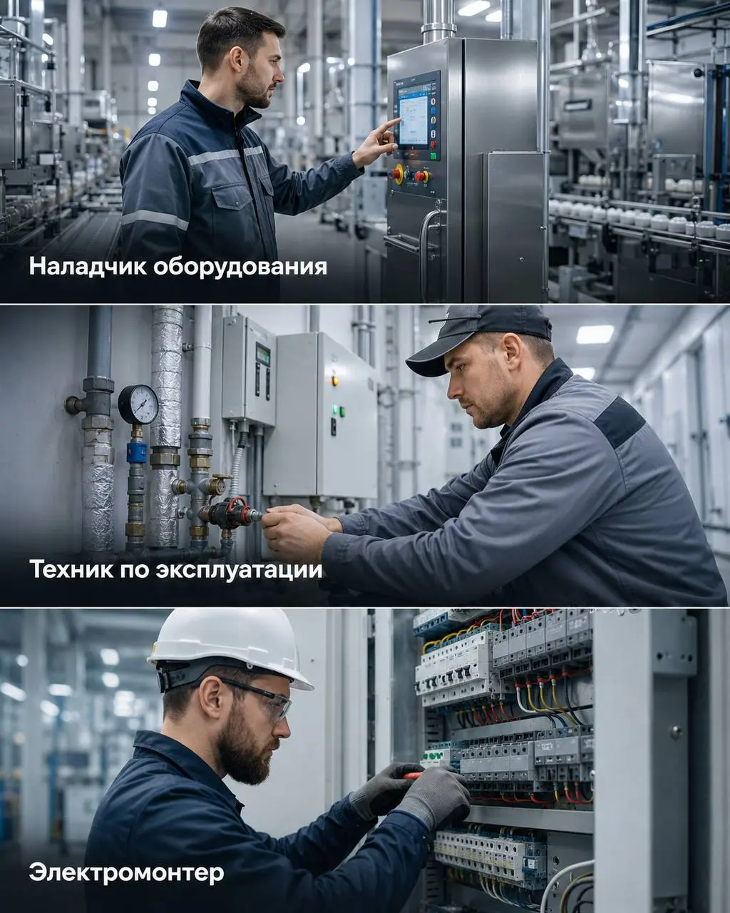 1️⃣НАЛАДЧИК ТЕХНОЛОГИЧЕСКОГО ОБОРУДОВАНИЯ,
2️⃣ТЕХНИК ПО ЭКСПЛУАТАЦИИ ЗДАНИЙ И СООРУЖЕНИЙ,
3️⃣ЭЛЕКТРОМОНТЕР
90 000₽ - 110 000₽
Производство
• Балашиха
• Производство
• +79398491347
Полное описание вака... | Сетка — социальная сеть от hh.ru