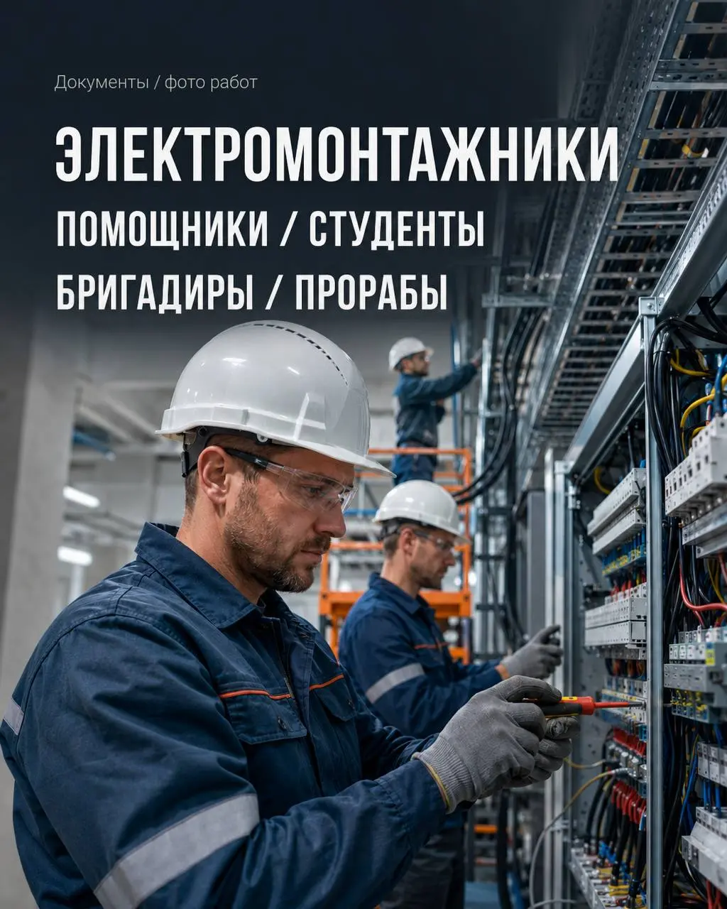 1️⃣ЭЛЕКТРОМОНТАЖНИК,
2️⃣ПОМОЩНИК ЭЛЕКТРОМОНТАЖНИКА,
3️⃣БРИГАДИР,
4️⃣ПРОРАБ
200 000₽ - 280 000₽ (вахта)
Прямой работодатель
• Казань, командировки по РФ
• Строительство
• +79640996303
Полное описание в... | Сетка — социальная сеть от hh.ru