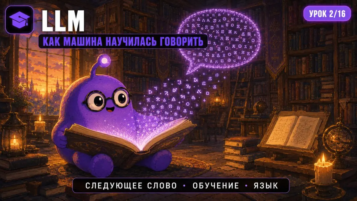 🎓 ИИ с нуля. Урок 2/16: LLM, как машина научилась говорить | Сетка — социальная сеть от hh.ru