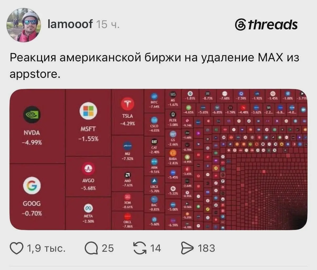 С опазданием, но вы должны знать правду
#ыыыбл
🤩 Кртбл —интеллектуальное медиа о брендинге и маркетинге | Youtube
В этом посте были ссылки, но мы их удалили по правилам Сетки | Сетка — социальная сеть от hh.ru