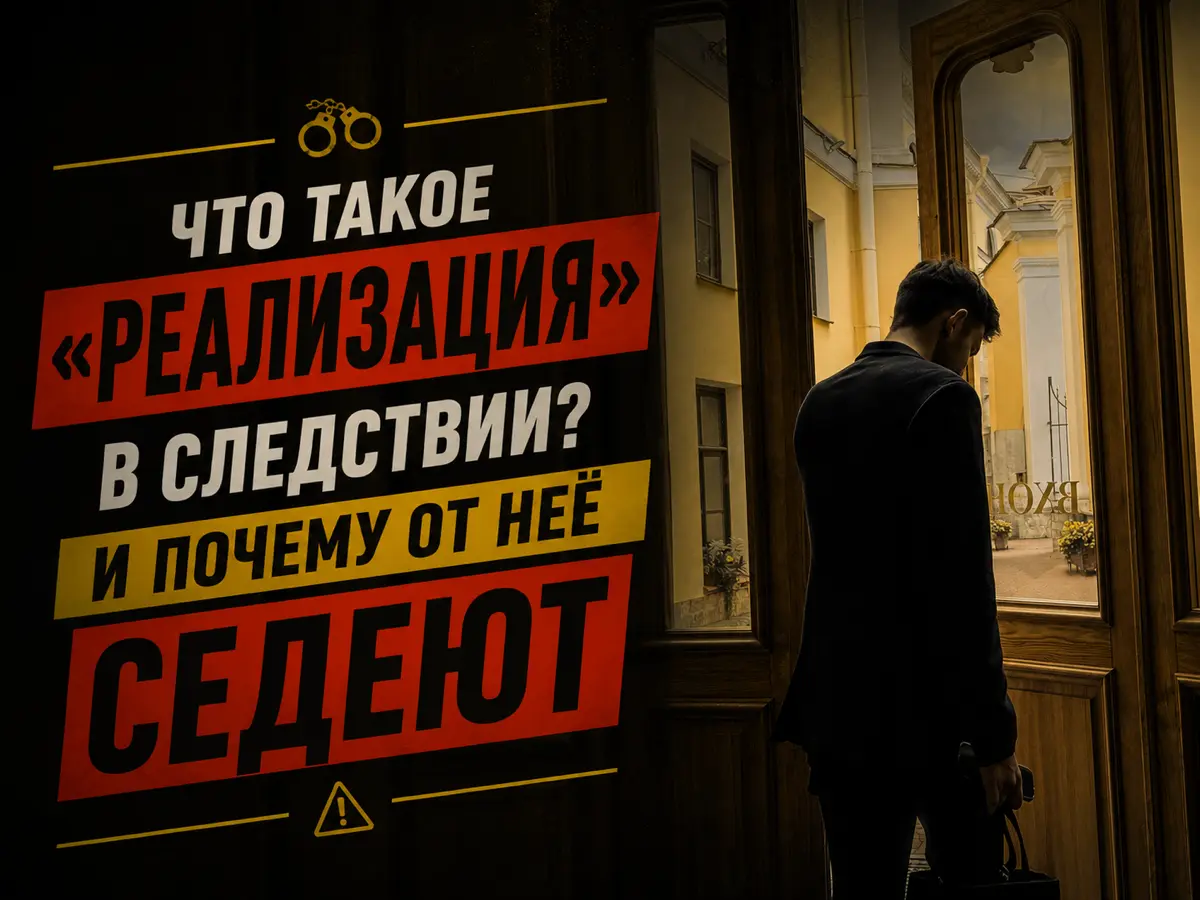 Что такое «реализация» по уголовным делам? | Сетка — социальная сеть от hh.ru
