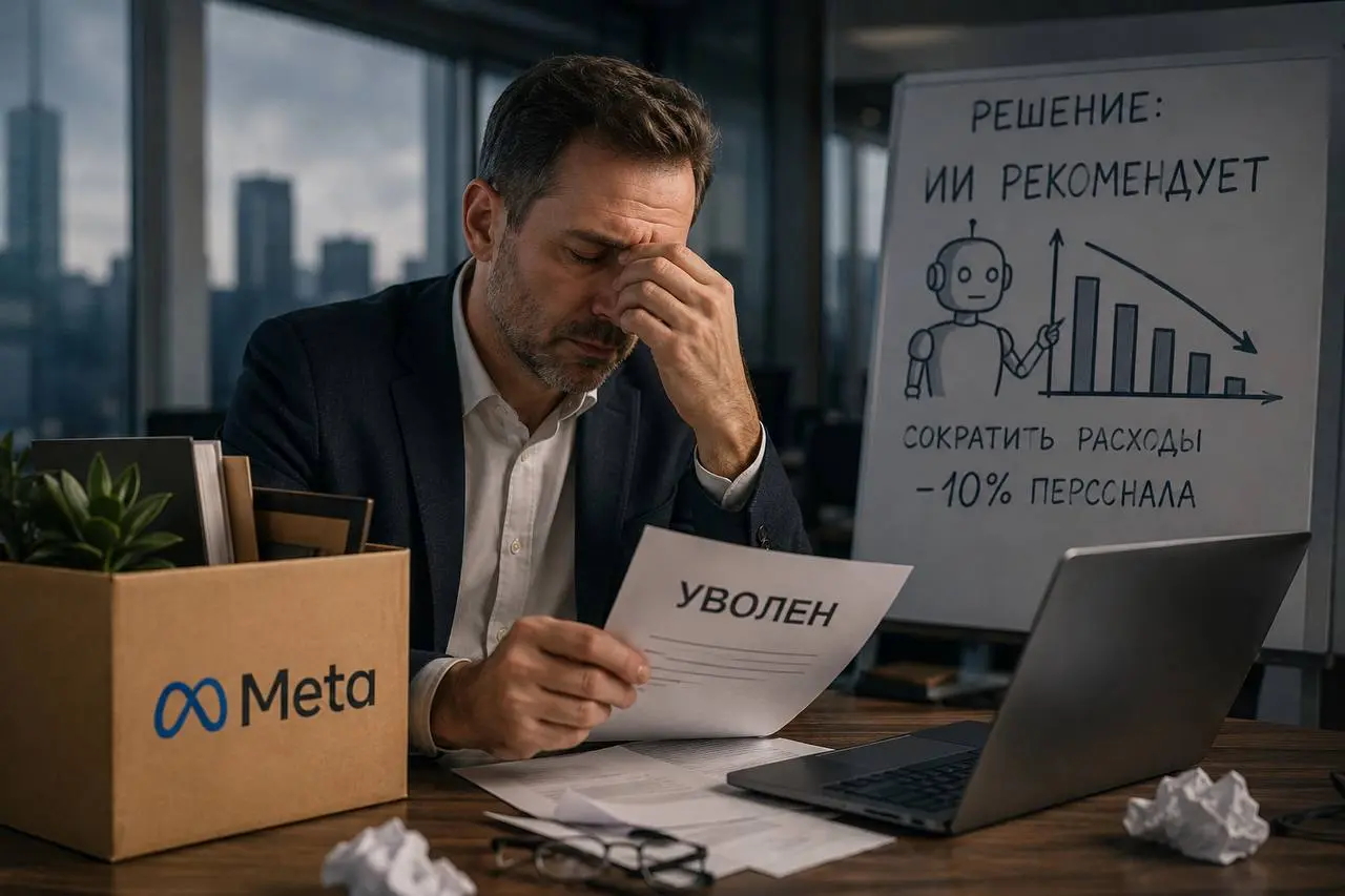 Когда виноват не ИИ, а руководитель
Meta заявила, что часть уволенных сотрудников могут вернуть обратно.
И тут многие заголовки начали рассказывать историю о том, что искусственный интеллект ошибся | Сетка — социальная сеть от hh.ru