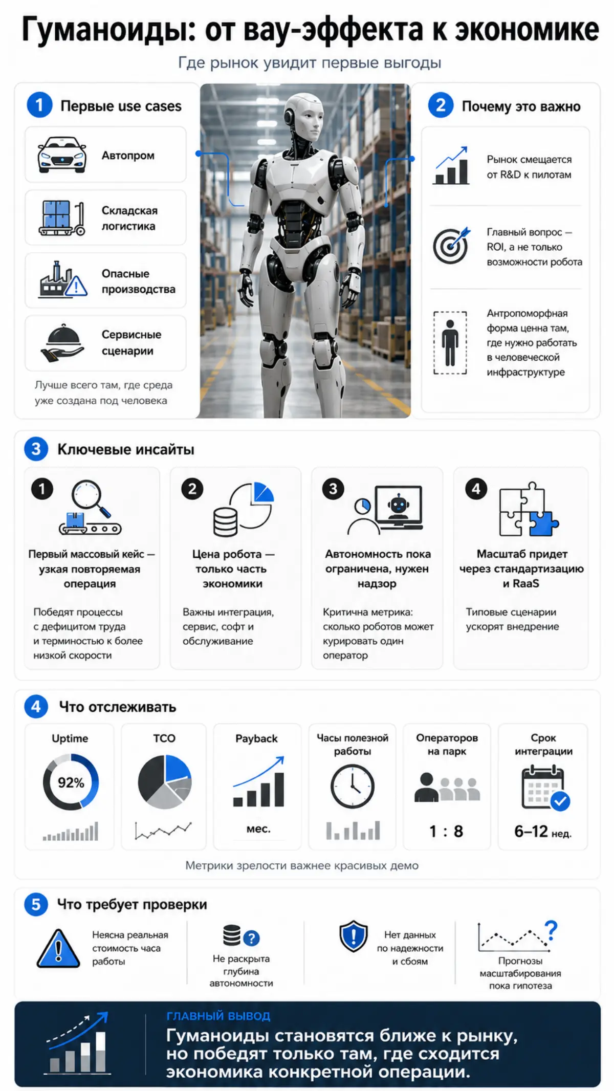 Гуманоидные роботы выходят из демо. Но пока не везде | Сетка — социальная сеть от hh.ru