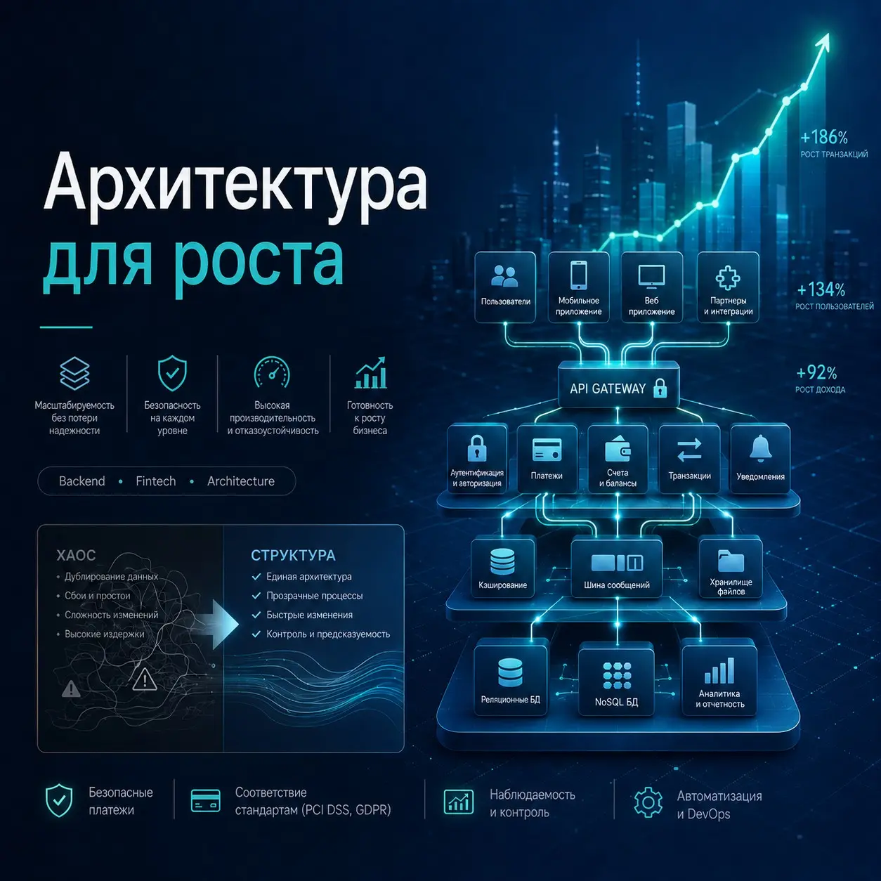 Как backend-архитектура помогает финтеху расти без хаоса | Сетка — социальная сеть от hh.ru
