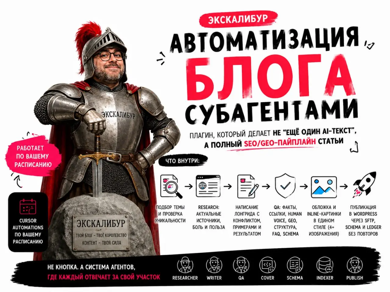 🐶🐱🐭🐹🐰🦊🐻🐼 Экскалибур - автоматизация блога субагентами 🤓
Новые времена требует новых решений | Сетка — социальная сеть от hh.ru