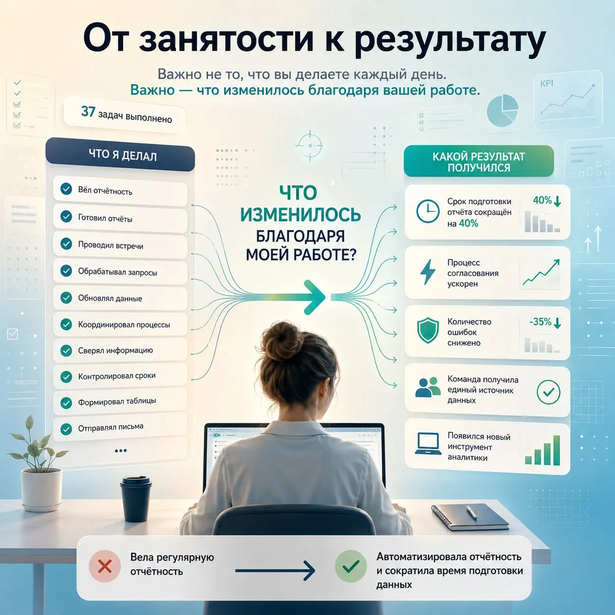 Как цели помогают увидеть свои достижения, а не просто список задач
Вчера мы говорили о важной мысли из выступления коллег из Группы «Черкизово» на Performance Management Day 2026: индивидуальные цели... | Сетка — социальная сеть от hh.ru