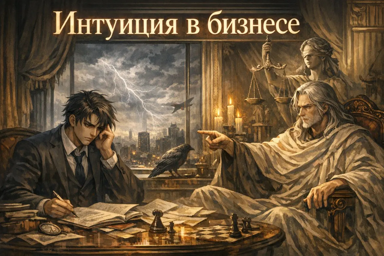 Интуиция в бизнесе.
Все было четко. Расчеты верны, клиент доволен, я выложился на 110% | Сетка — социальная сеть от hh.ru
