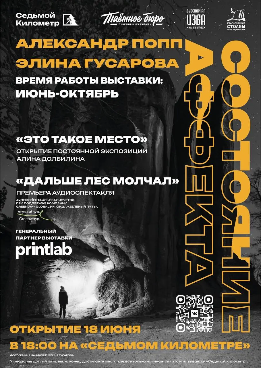 Путники седьмого километра, 18 июня в 18.00 приглашаем вас на открытие сразу двух выставок — нашей постоянной экспозиции, которая начинается серией «Это такое место», художницы Алины Долбилиной | Сетка — социальная сеть от hh.ru