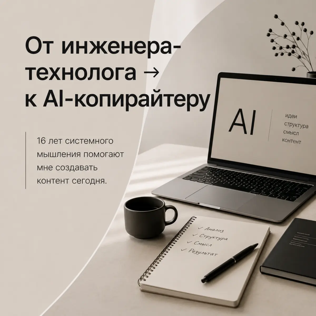 От инженера-технолога → к AI-копирайтеру | Сетка — социальная сеть от hh.ru