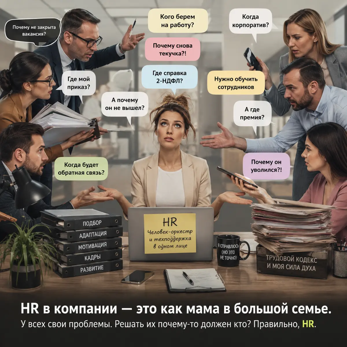 HR в компании — это как мама в большой семье. | Сетка — социальная сеть от hh.ru