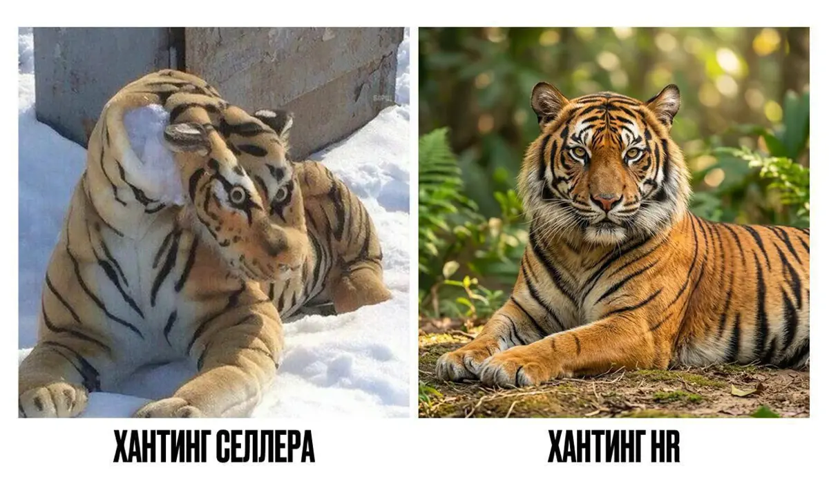 А ещё за год работы у нас по отзывам одно из самых эффективных и качественных HR-Агентств, мы с радостью найдём или перекупим для вас топовых тигров
Мы помогаем найти тех, с кем сработаетесь на годы -... | Сетка — социальная сеть от hh.ru