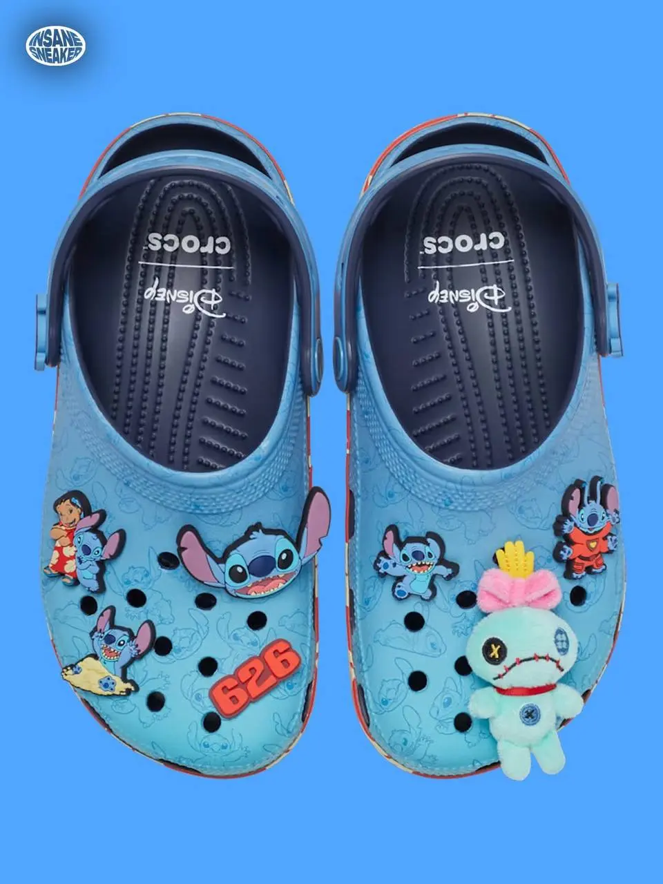 Crocs с Лило и Стичем появятся в продаже уже 26 июня. Пара фирменных голубеньких клоггов с гавайским принтом будут стоит 70 долларов (5070 рублей) | Сетка — социальная сеть от hh.ru