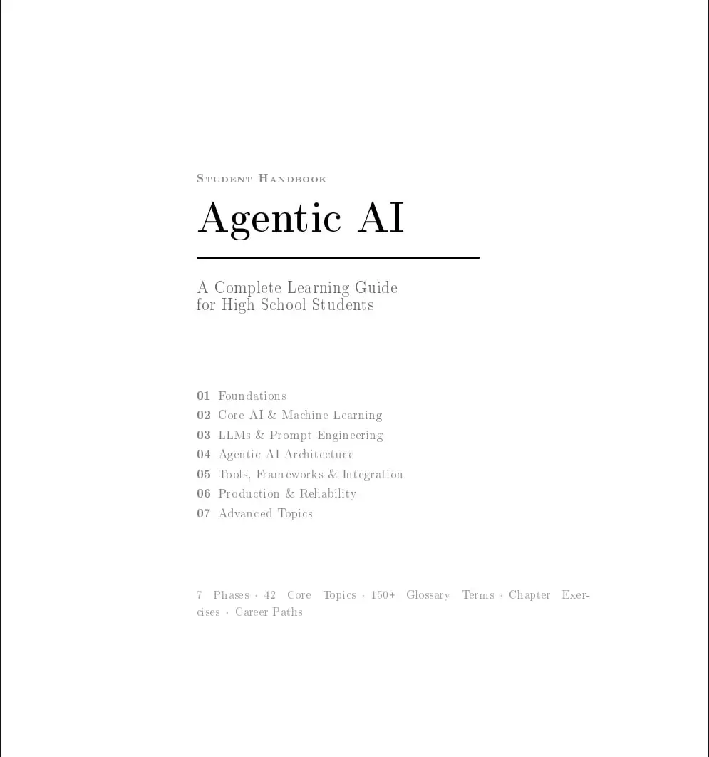 Бесплатный учебник по Agentic AI: скачать
Разбирает основы ИИ-агентов (планирование, память, использование инструментов, принятие решений и выполнение многошаговых задач | Сетка — социальная сеть от hh.ru