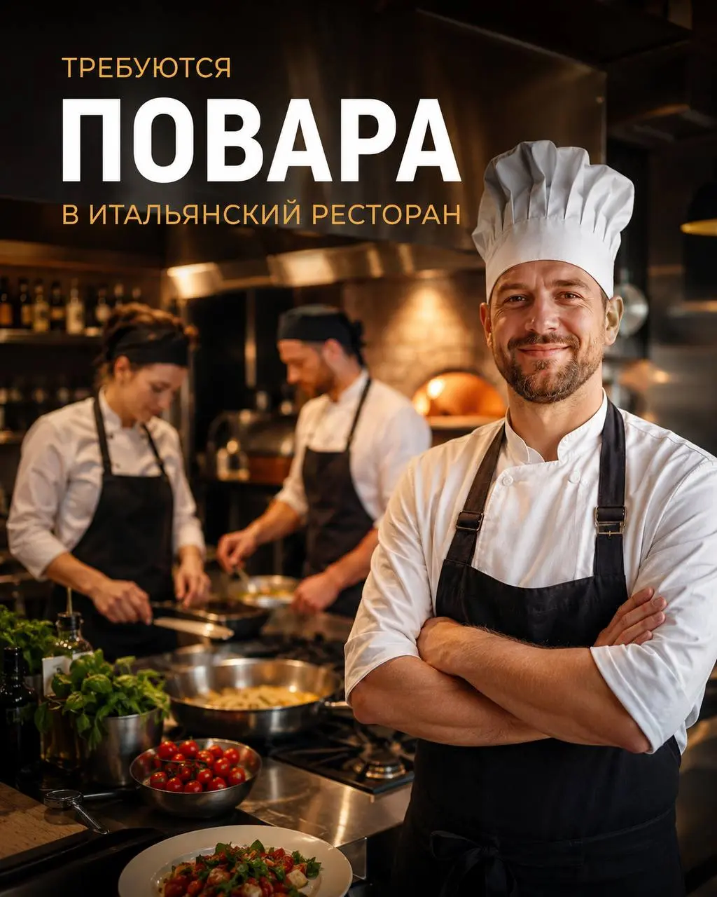 1️⃣ПОВАР ГОРЯЧЕГО ЦЕХА,
2️⃣ПОВАР ХОЛОДНОГО ЦЕХА,
3️⃣ПОВАР-УНИВЕРСАЛ
От 5 000₽/смена
итальянский ресторан
• Москва, м | Сетка — социальная сеть от hh.ru