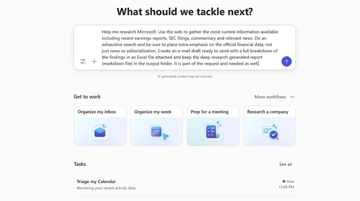 🚀 Microsoft открывает Copilot Cowork для всех: ИИ-напарник для самых сложных рабочих задач
Microsoft сделала важный шаг в демократизации искусственного интеллекта | Сетка — социальная сеть от hh.ru