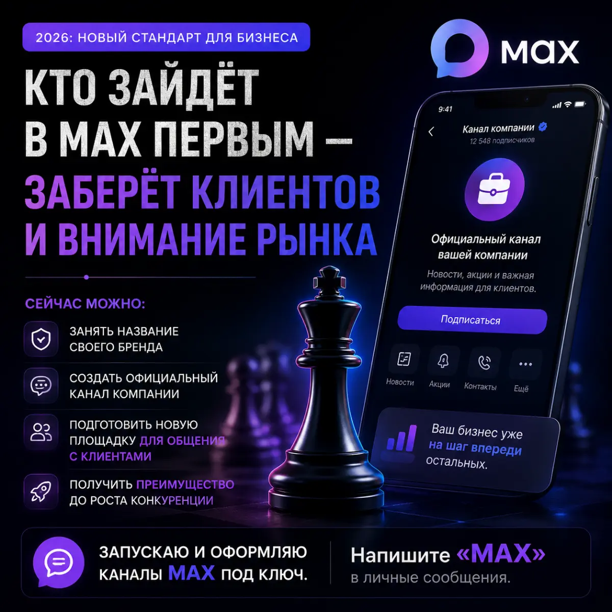 MAX для бизнеса: войти раньше конкурентов или потом догонять | Сетка — социальная сеть от hh.ru