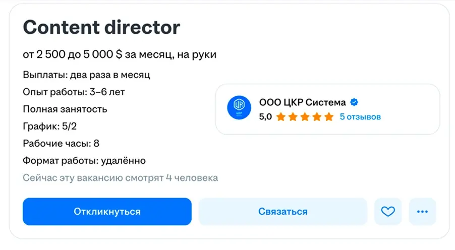 Мы пуританская компания с консервативными взглядами | Сетка — социальная сеть от hh.ru