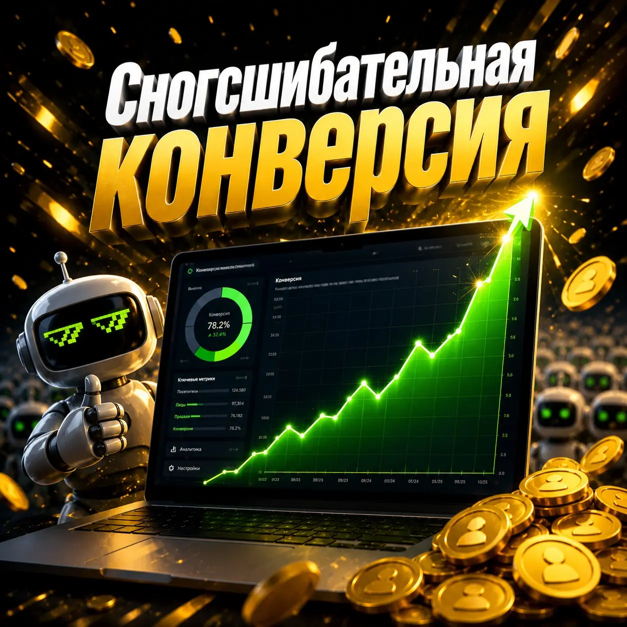 Сногсшибательная конверсия | Сетка — социальная сеть от hh.ru